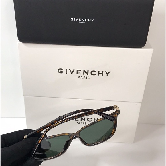 Authentic GIVENCHY GV7160/S 086QT DARK HAVANA GREEN CAT EYE SUNGLASSES. 55mm - Picture 6 of 15